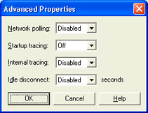 Advanced Properties Dialog Box