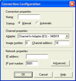 Connection Configuration dialog Box