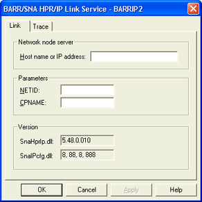HPR/IP Link Tab